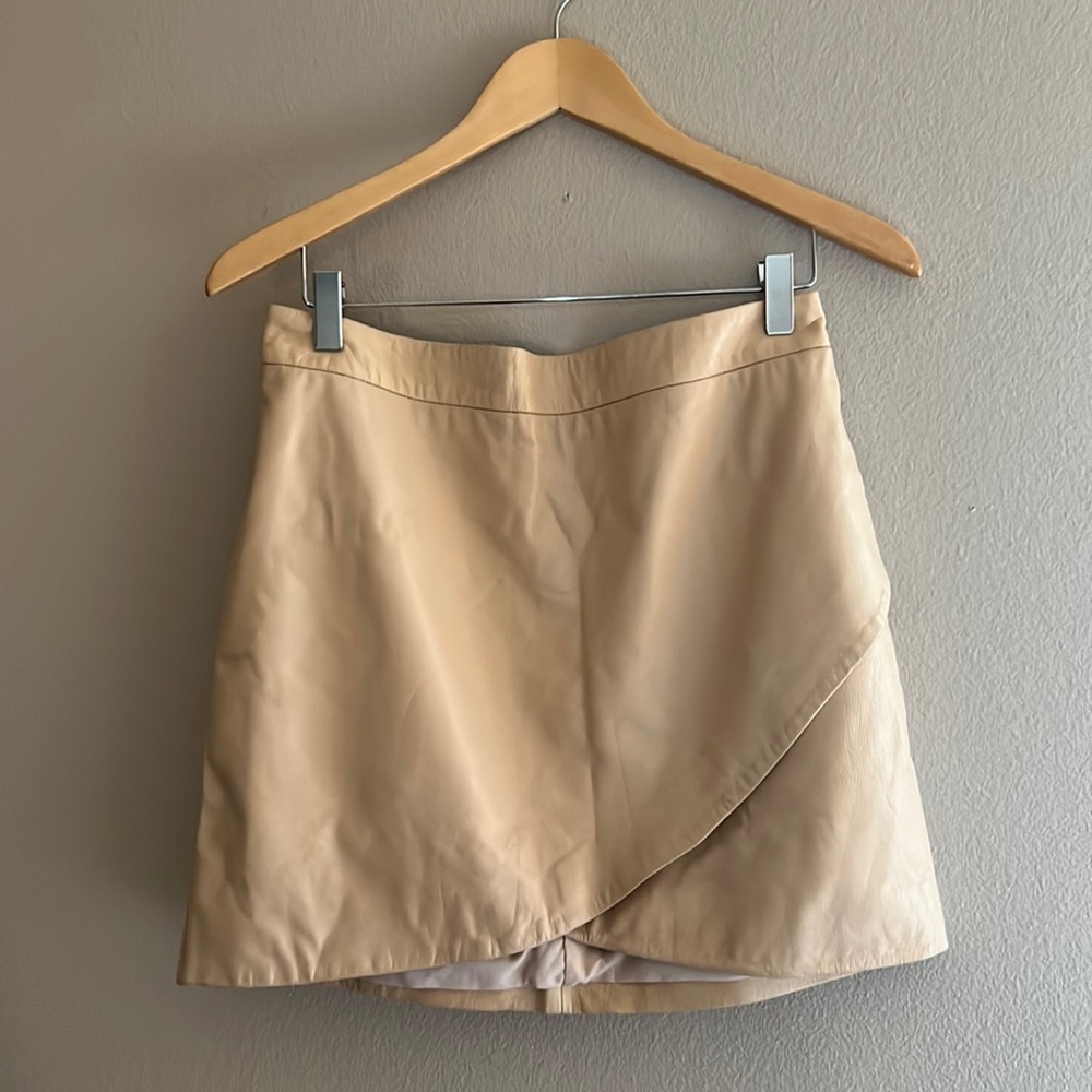 Leather mini skirt banana republic
